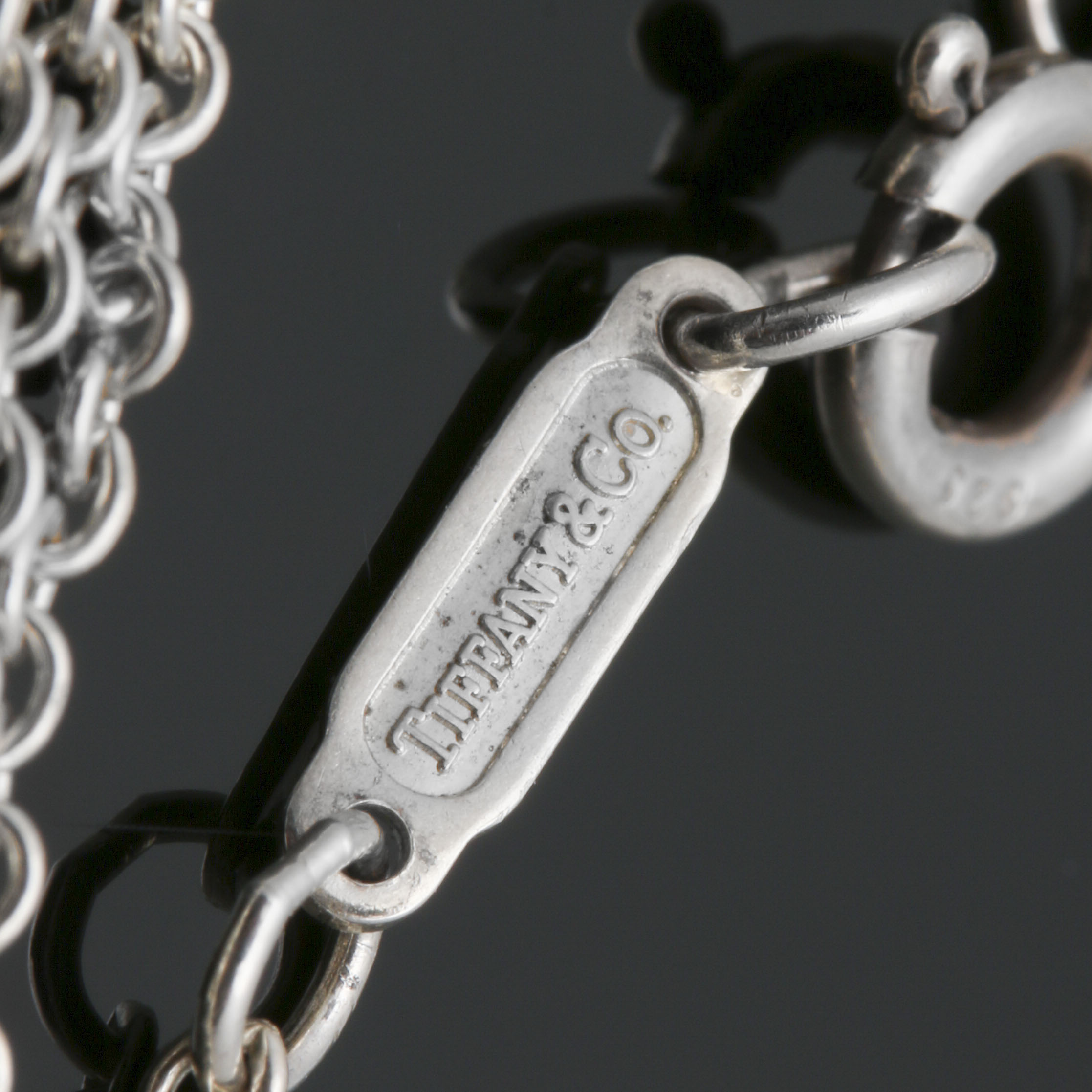 Tiffany & Co. "Return to Tiffany" Sterling Silver Pendant and Frank Gehry Chain