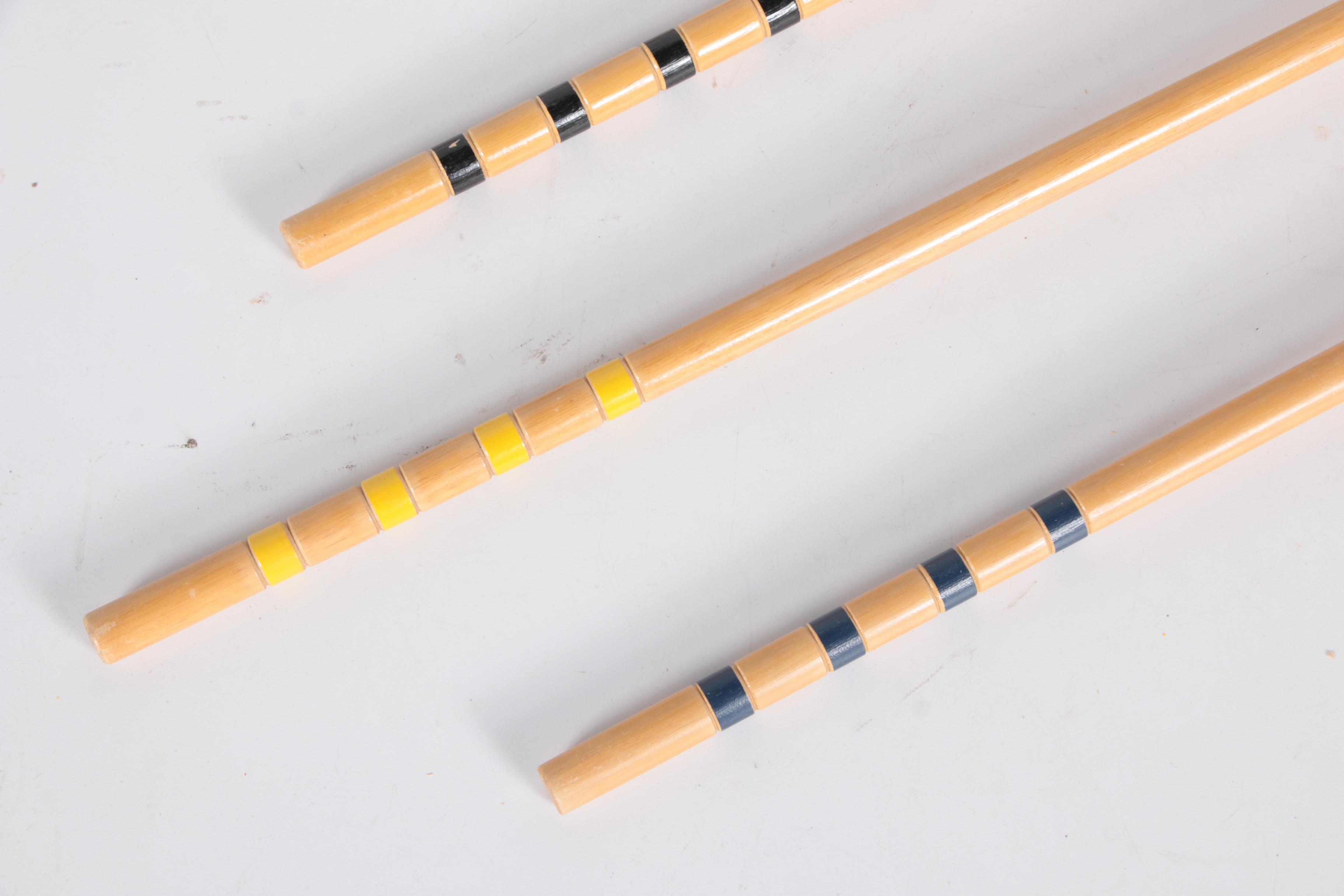 Vintage SportCraft Wooden Croquet Set