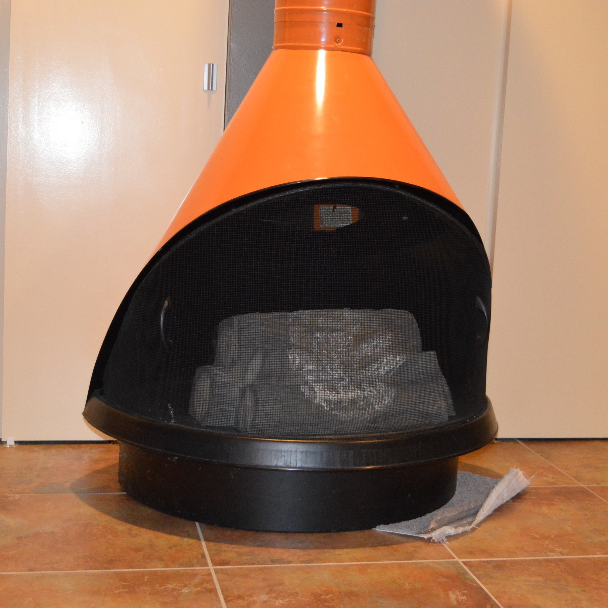 Retro Preway Cone Freestanding Electric Fireplace