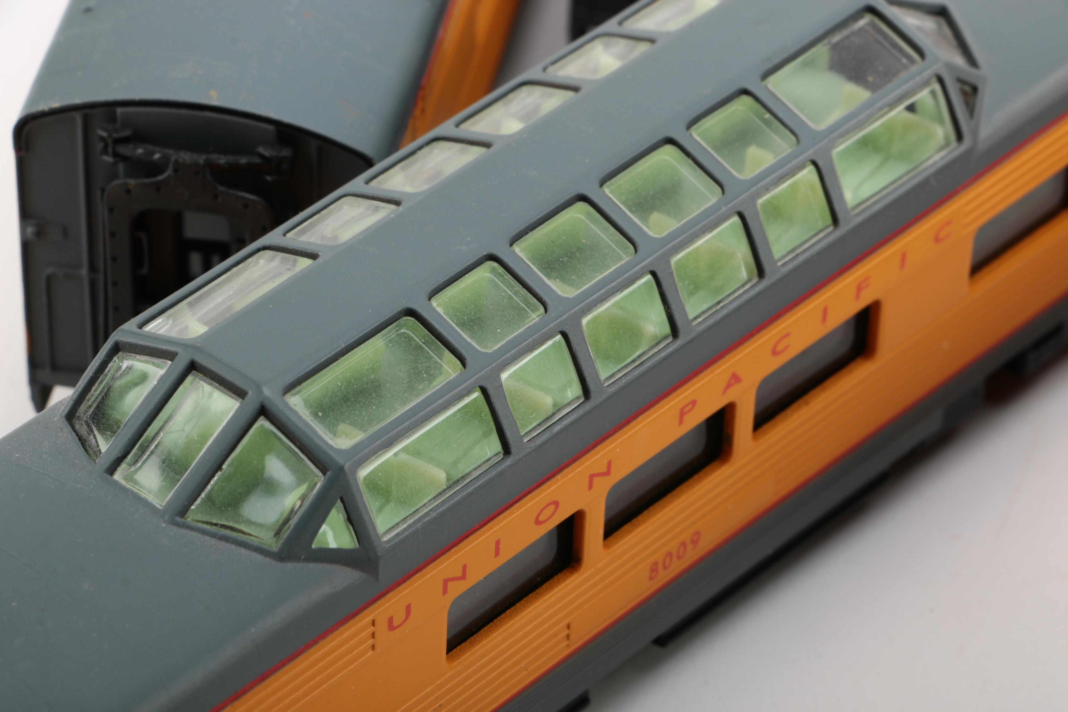 Life-Like Union Pacific HO Scale Engines with Passenger Cars