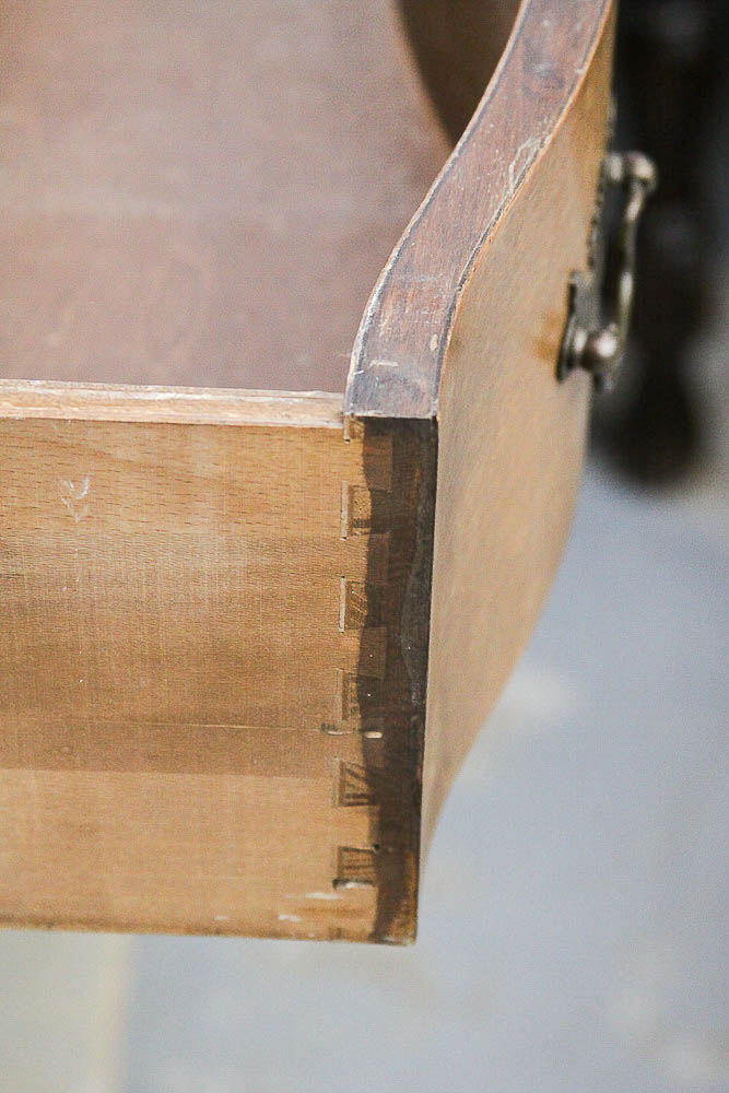 Vintage Chippendale Style Mahogany Fall-Front Desk