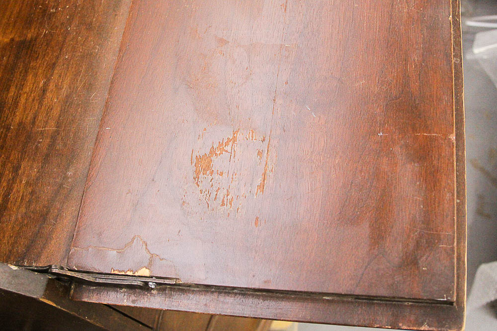 Vintage Chippendale Style Mahogany Fall-Front Desk