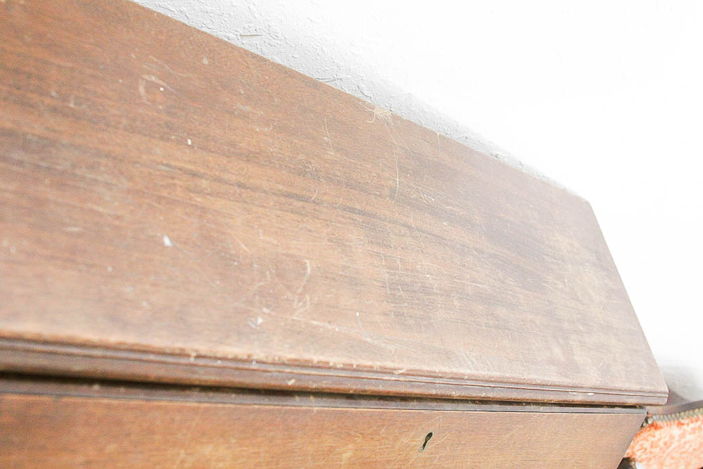 Vintage Chippendale Style Mahogany Fall-Front Desk