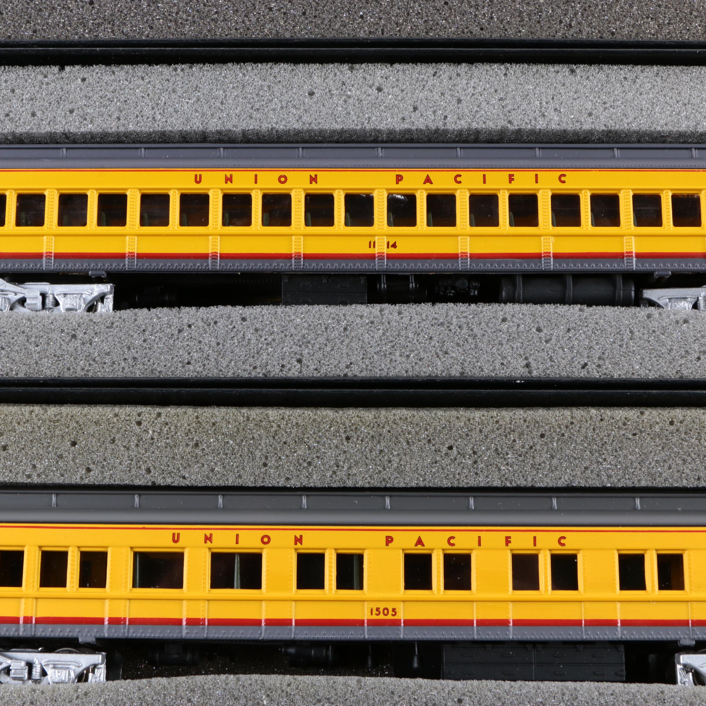 Bachmann "Spectrum" HO Scale Union Pacific Passenger Trains