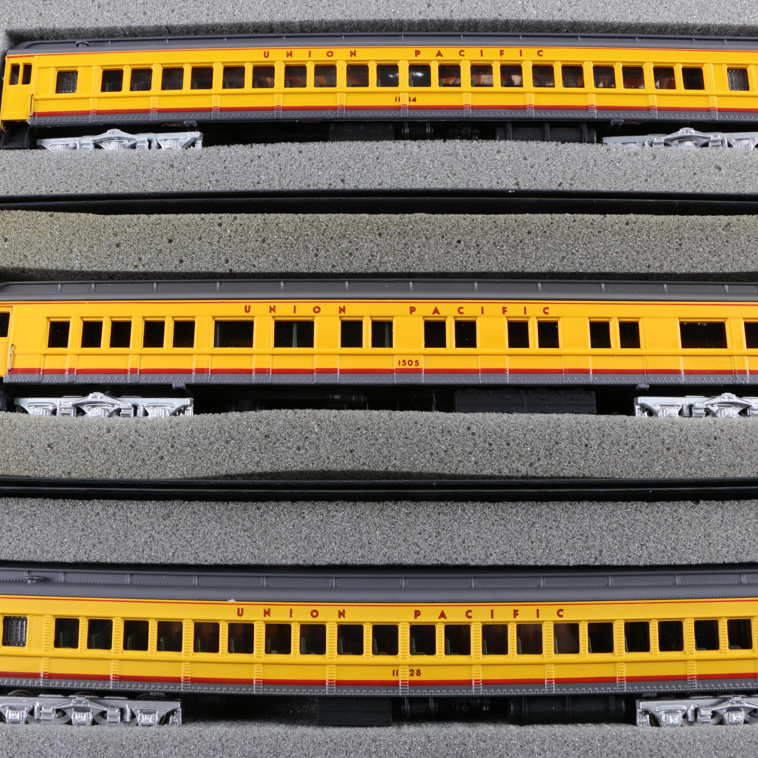 Bachmann "Spectrum" HO Scale Union Pacific Passenger Trains