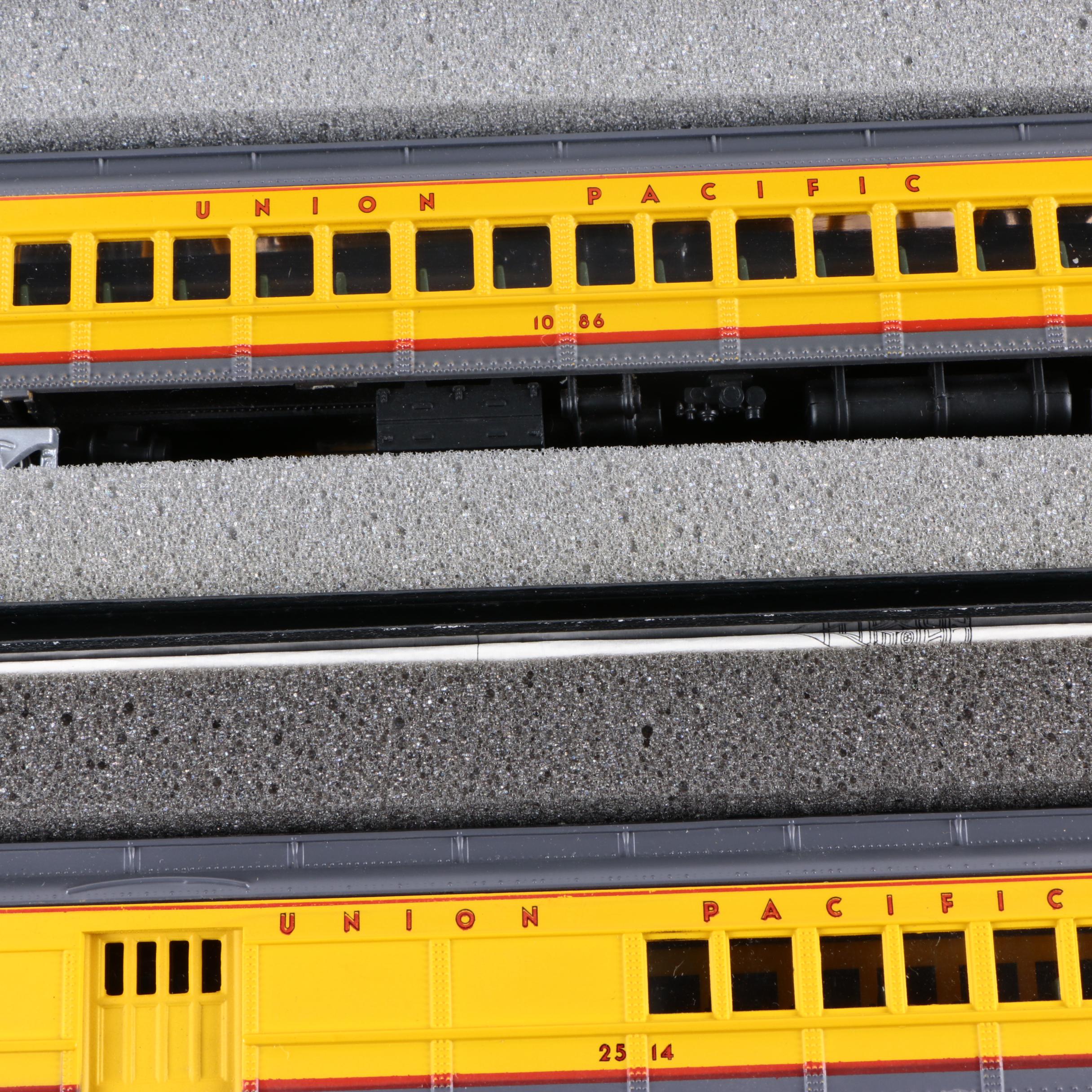 Bachmann "Spectrum" HO Scale Union Pacific Passenger Trains