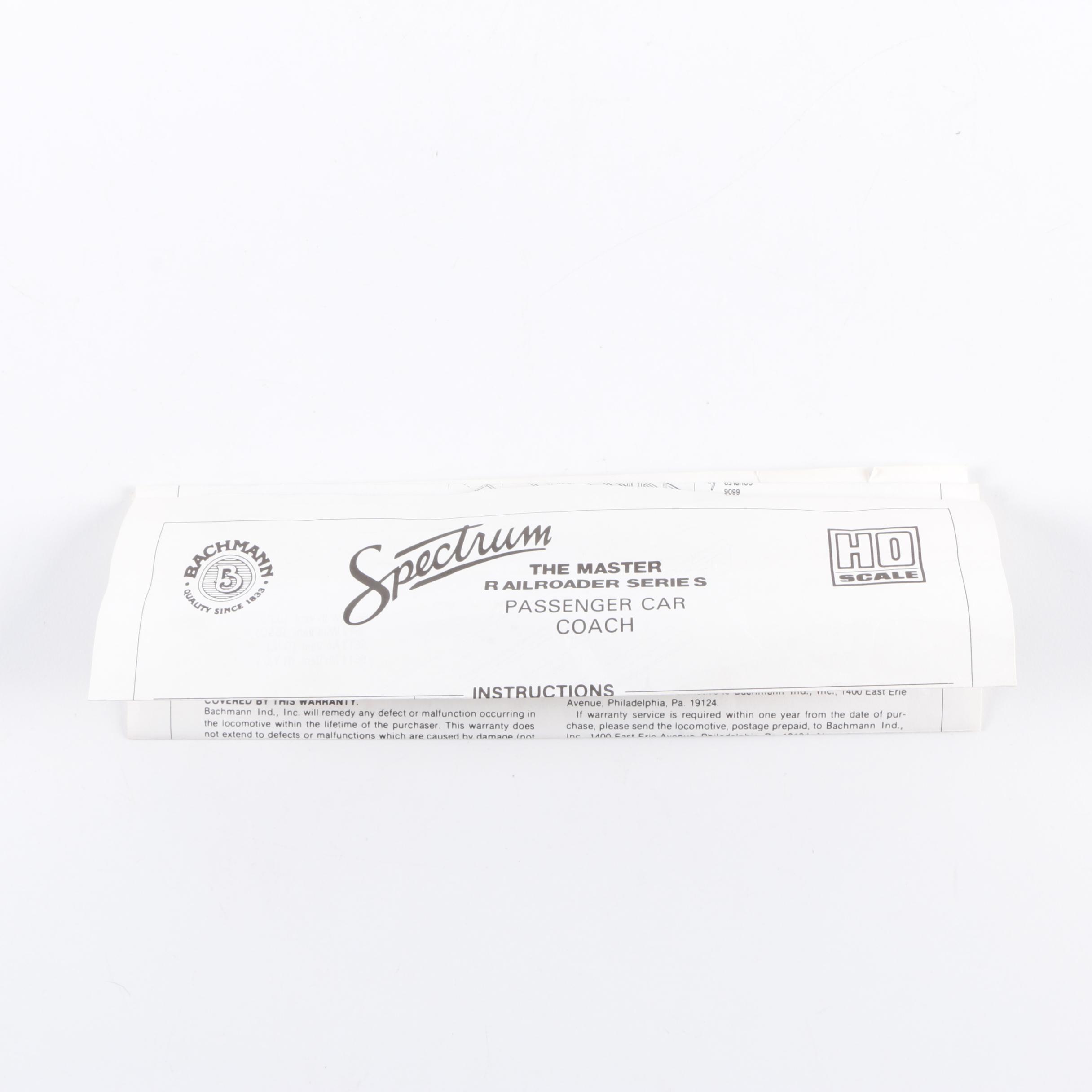 Bachmann "Spectrum" HO Scale Union Pacific Passenger Trains