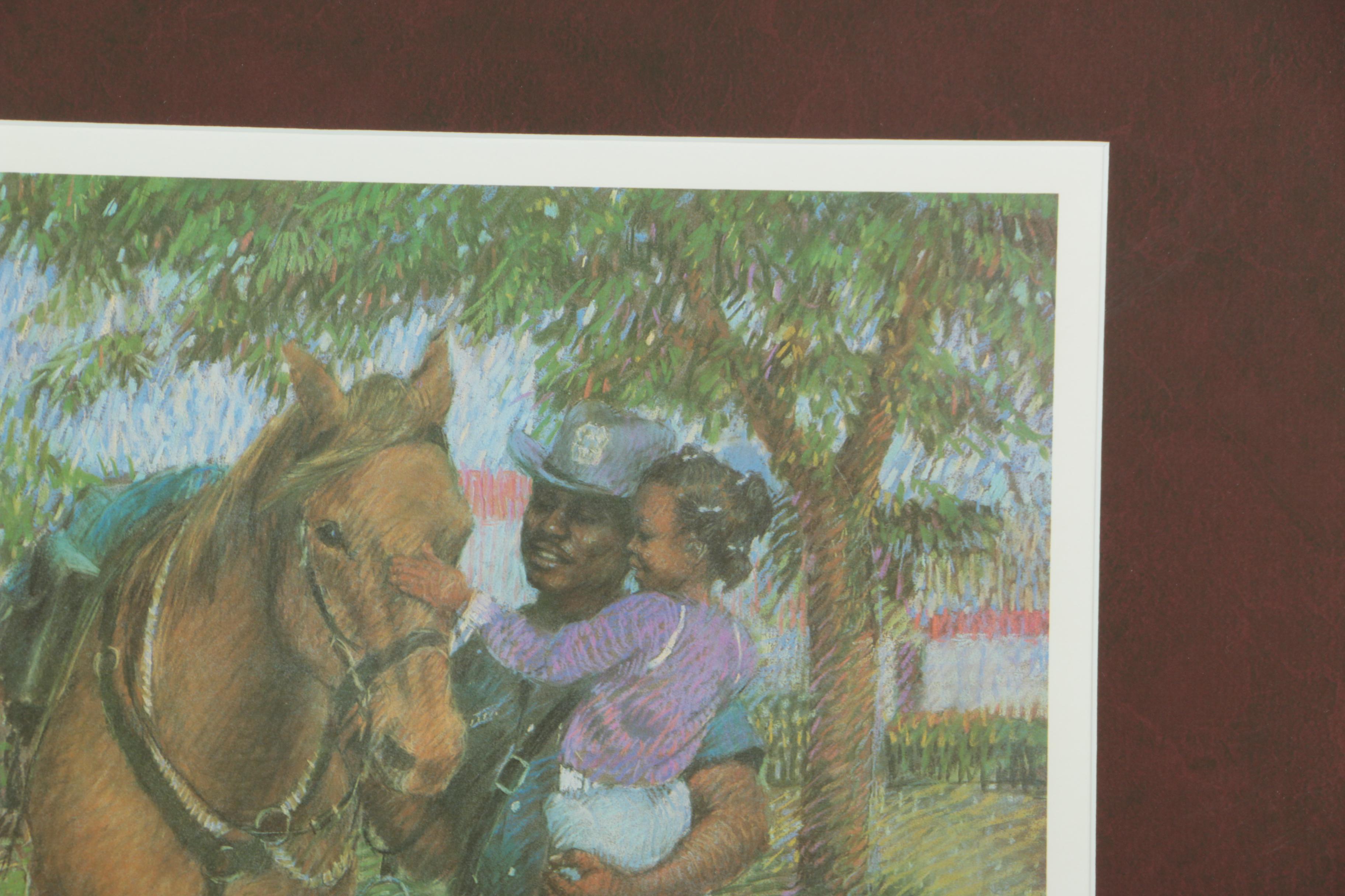 Brenda Joysmith Limited Edition Offset Lithograph "The New Hero"