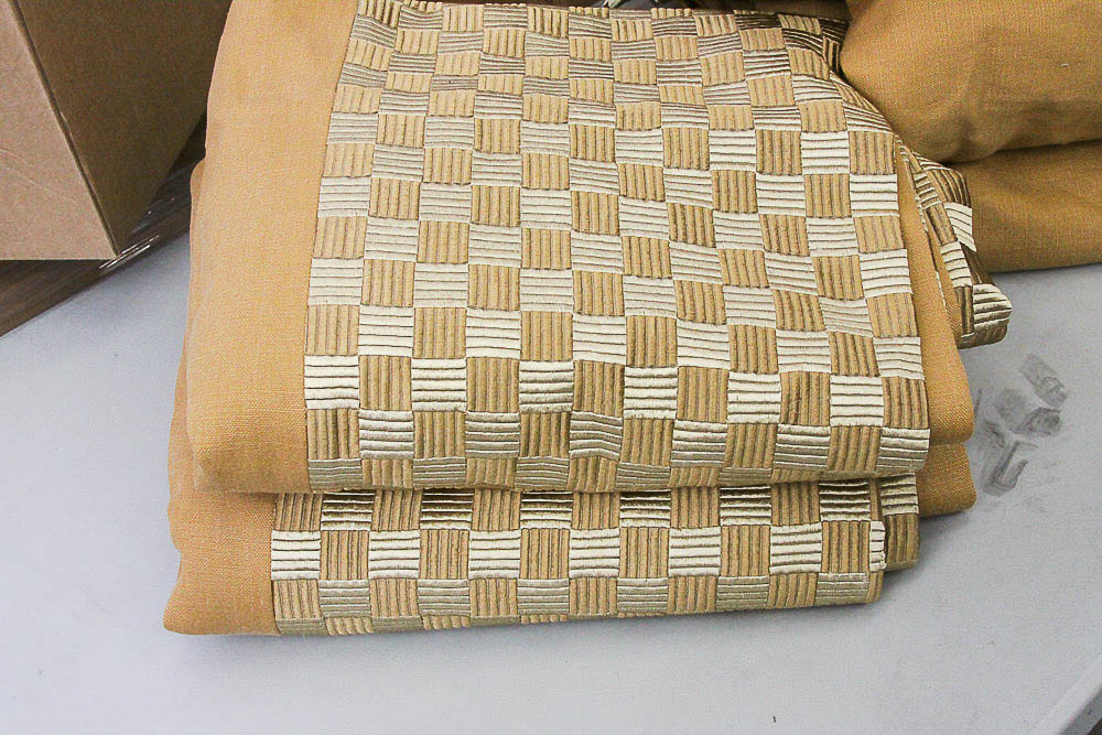 Custom Curtains with Lampshades