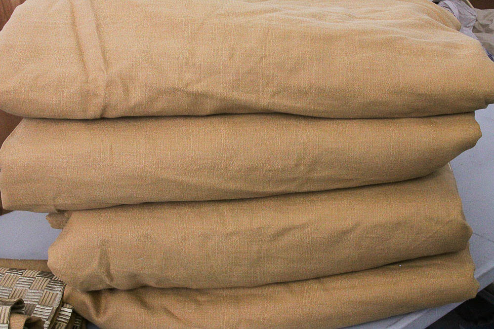 Custom Curtains with Lampshades