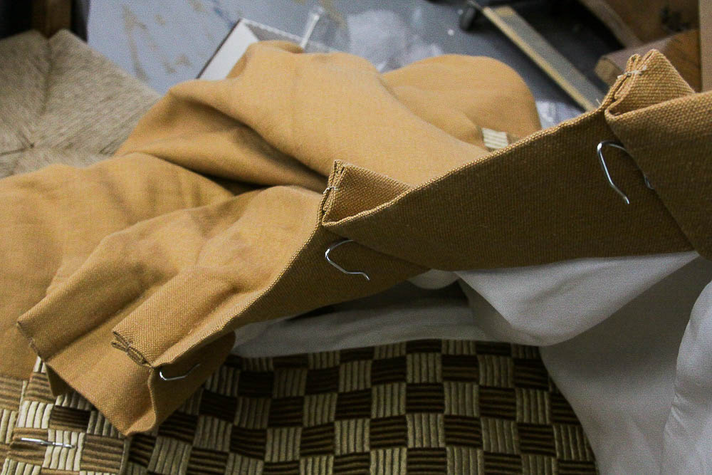 Custom Curtains with Lampshades