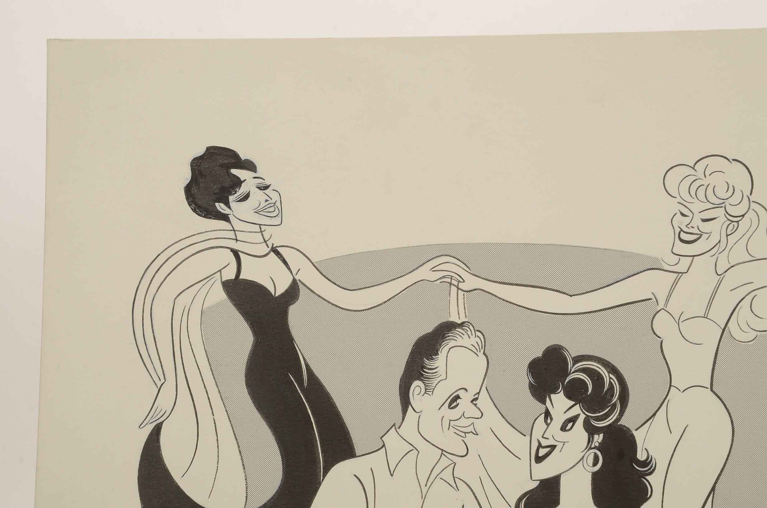 Sam Norkin Original Ink Illustration "Aspects of Love"