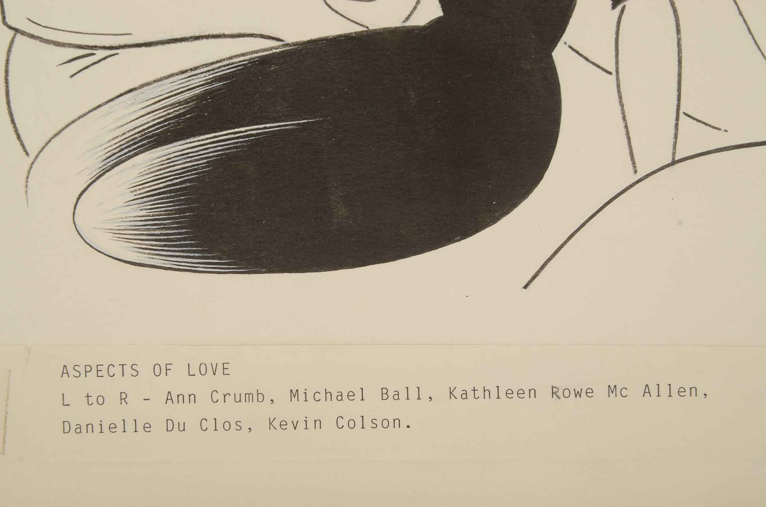 Sam Norkin Original Ink Illustration "Aspects of Love"