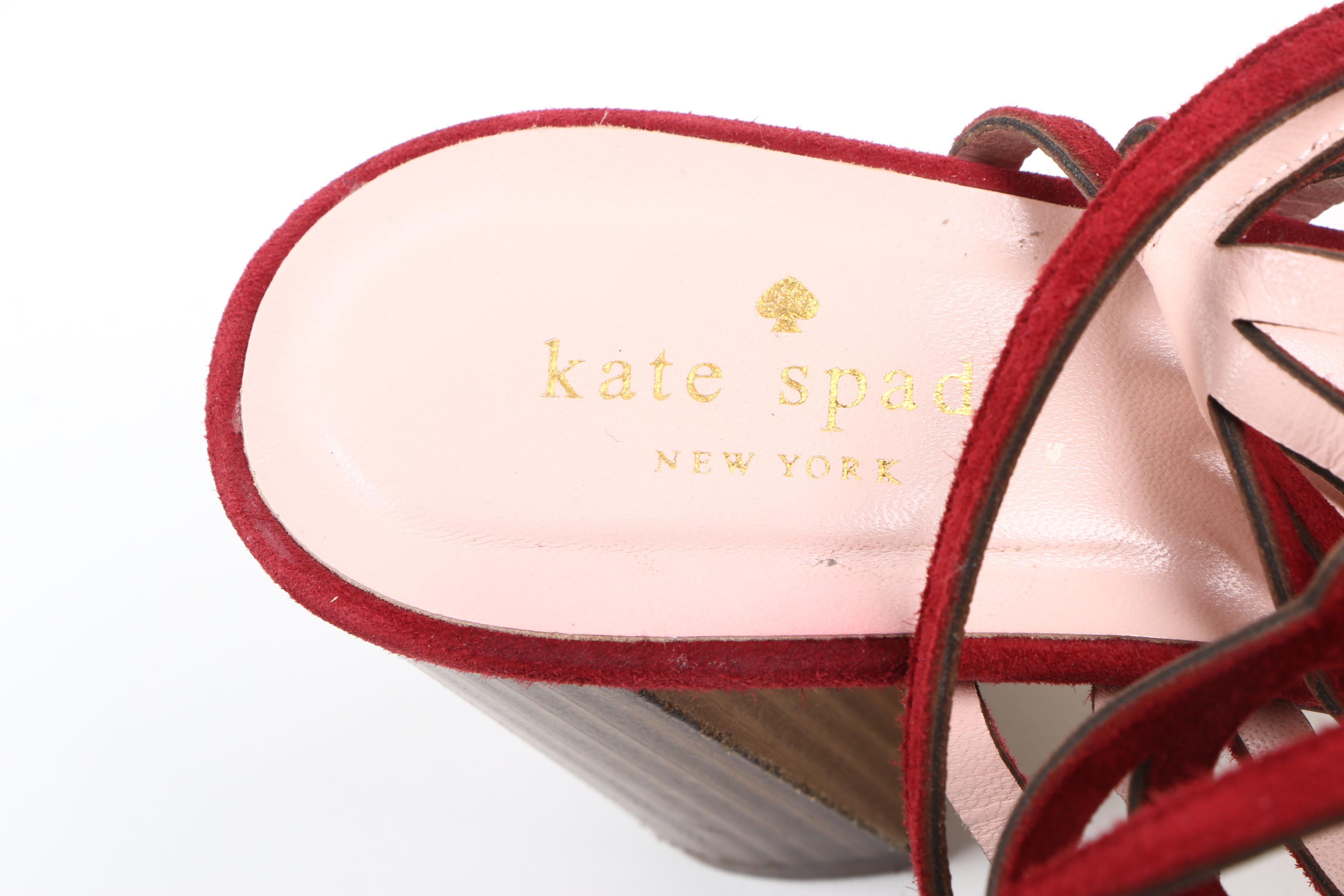 Kate Spade Suede Heeled Sandals