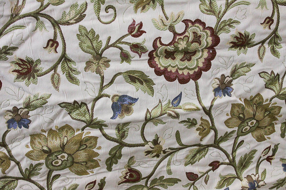 Custom Draperies and Matching Throw Pillows