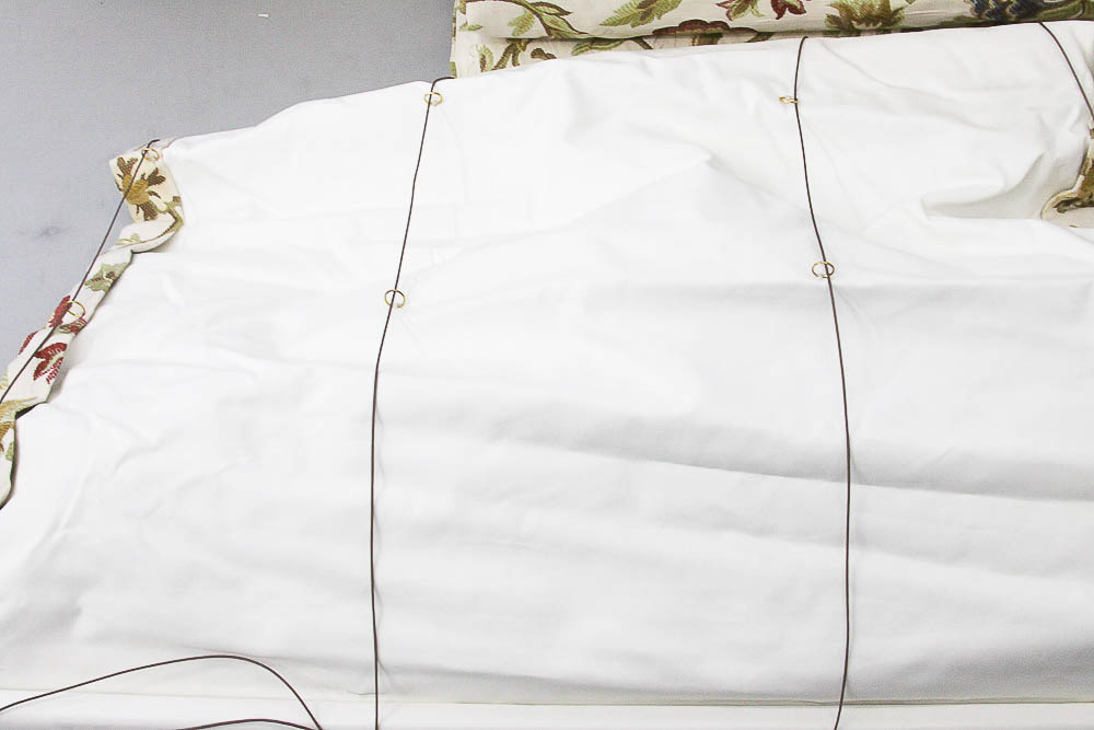 Custom Draperies and Matching Throw Pillows