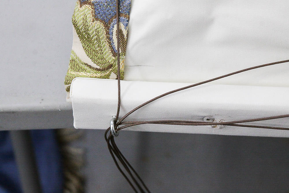 Custom Draperies and Matching Throw Pillows