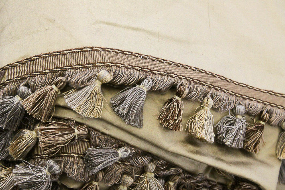 Custom Draperies and Matching Throw Pillows