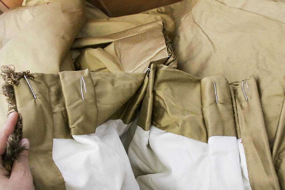 Custom Draperies and Matching Throw Pillows