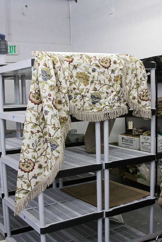 Custom Draperies and Matching Throw Pillows