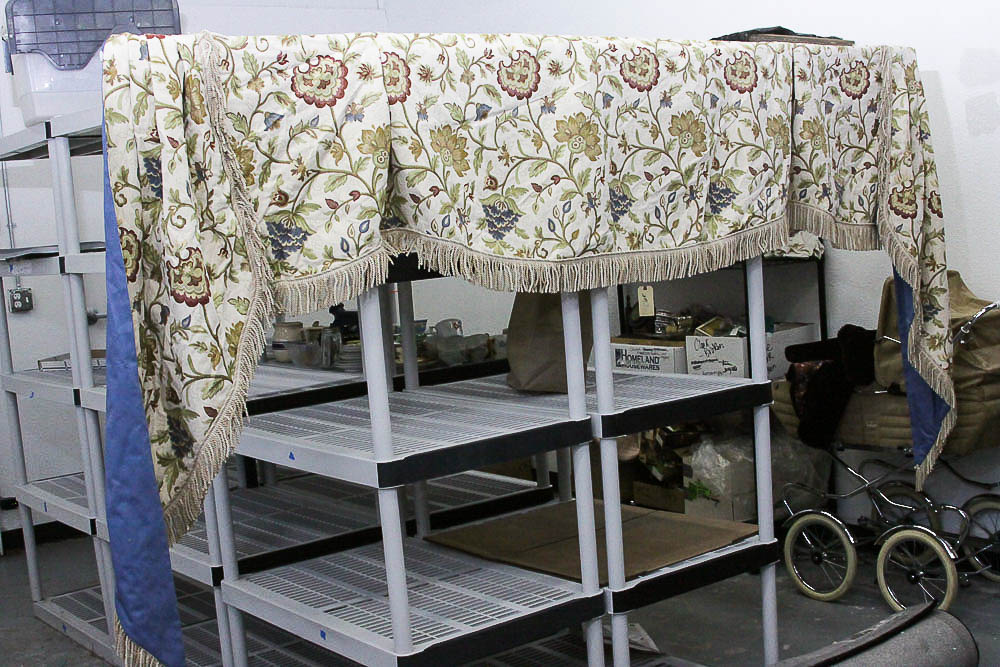 Custom Draperies and Matching Throw Pillows