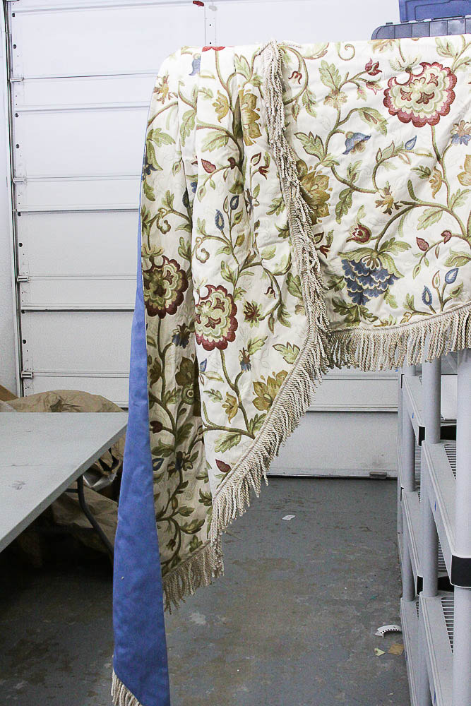 Custom Draperies and Matching Throw Pillows