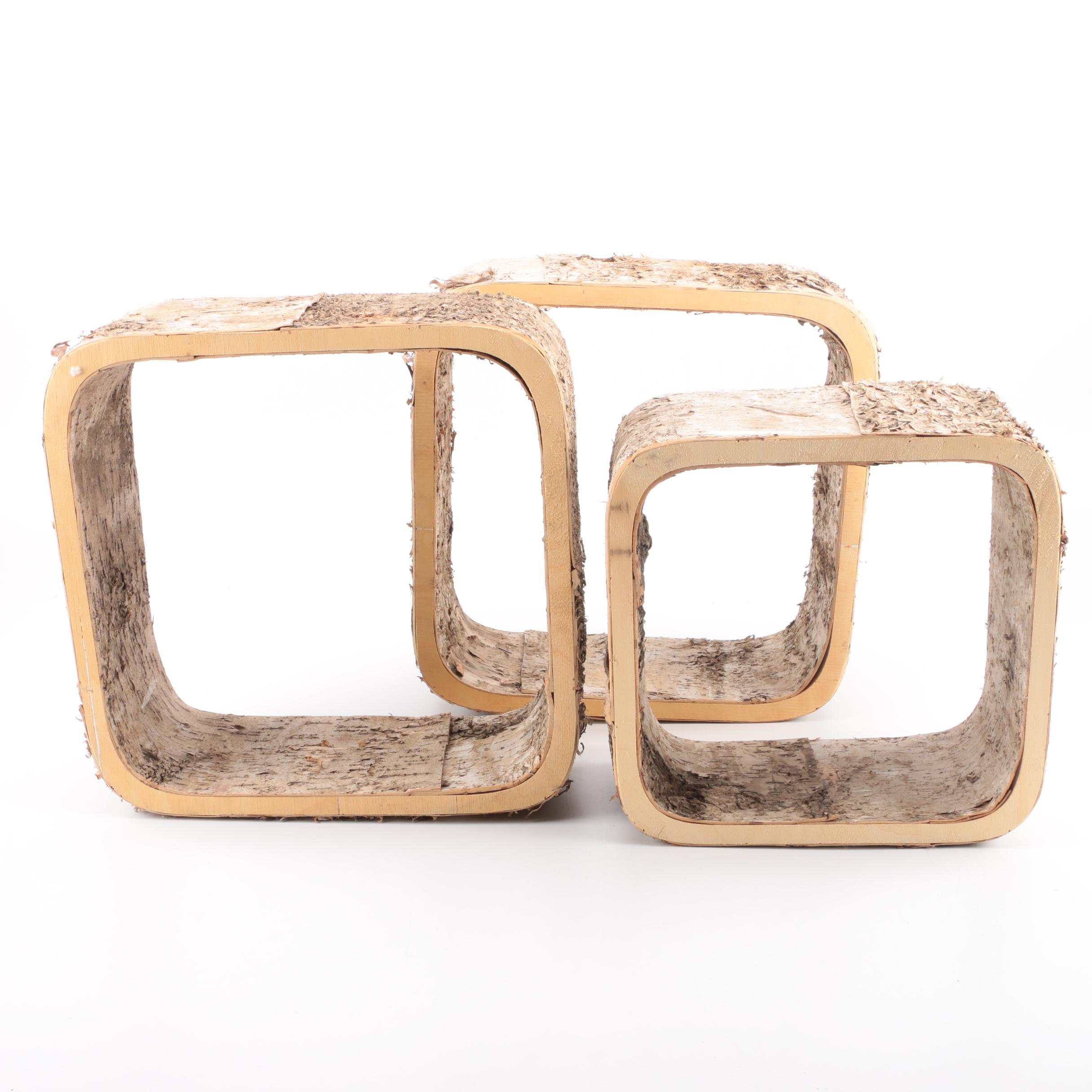 Rustic Wooden Wall Shelves