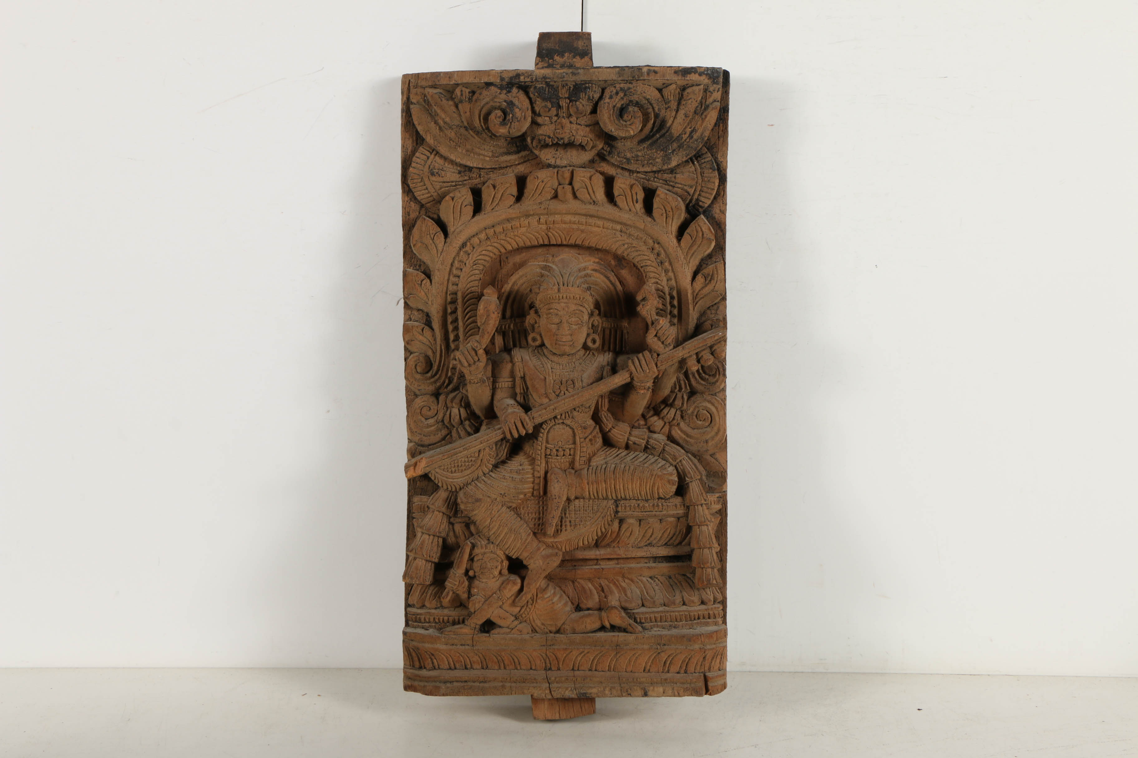 South Indian Hindu Wooden Relief Carvings