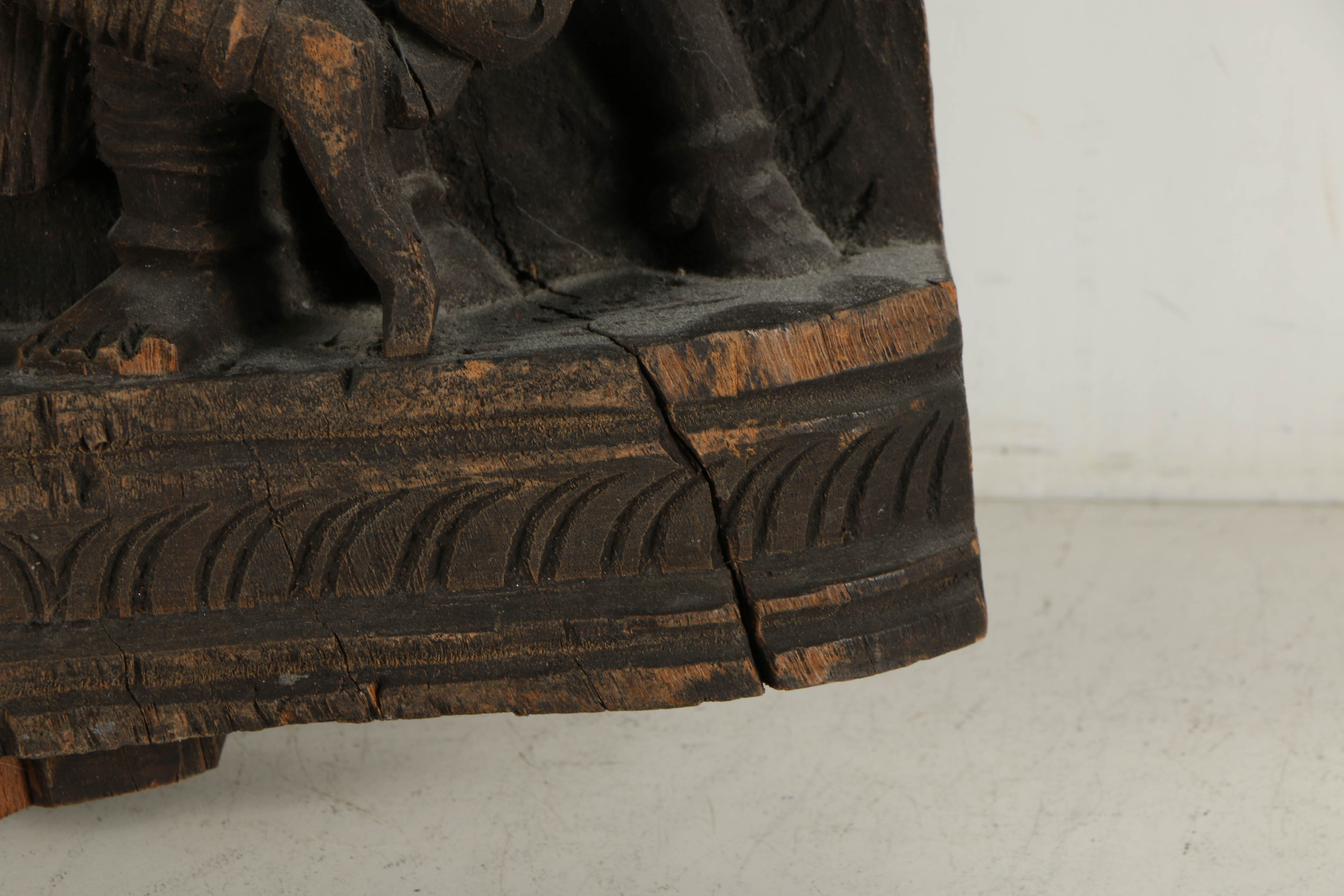 South Indian Hindu Wooden Relief Carvings