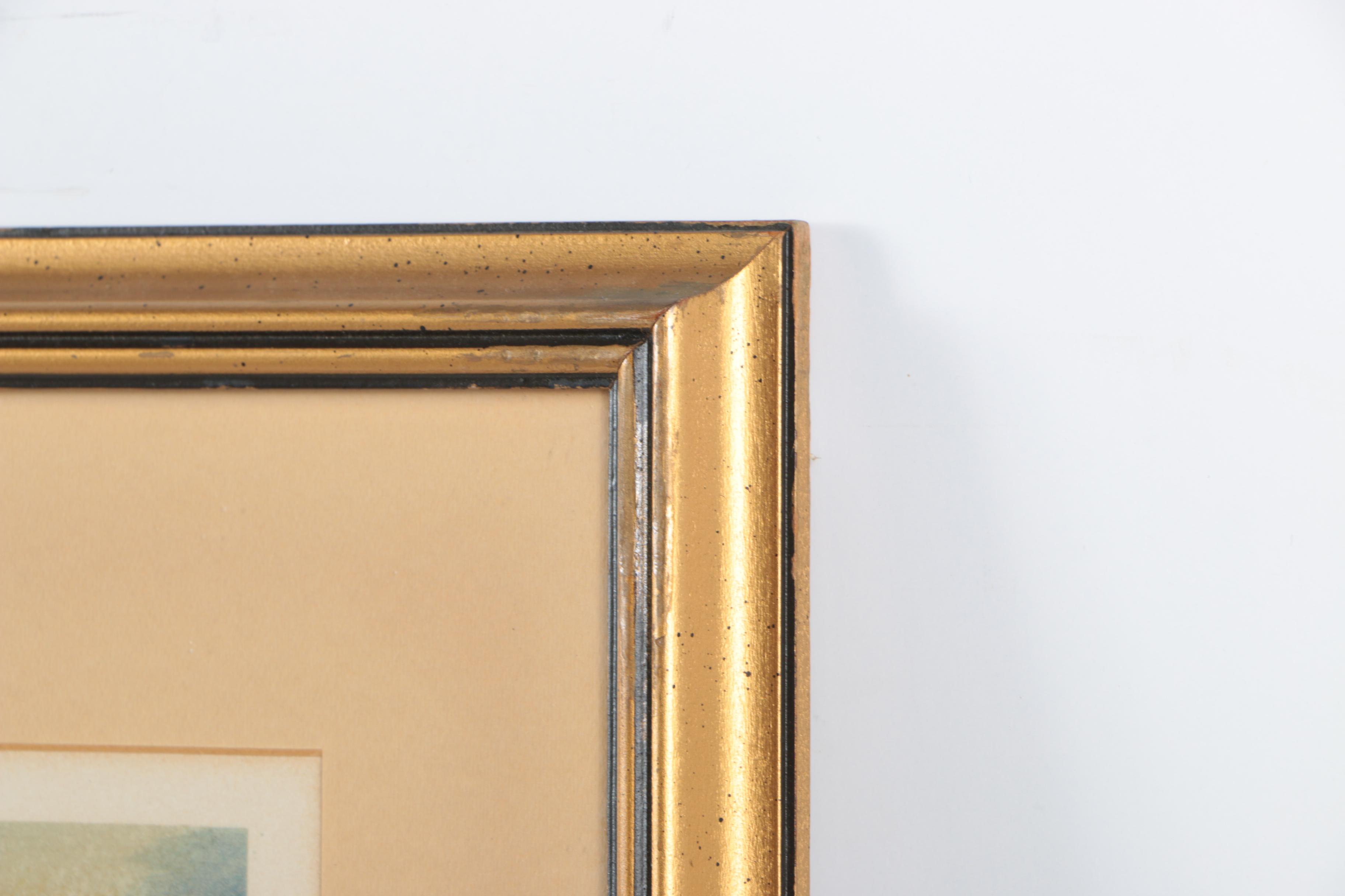 Ari Gradus Artist's Proof Color Lithograph "Puppet Show"