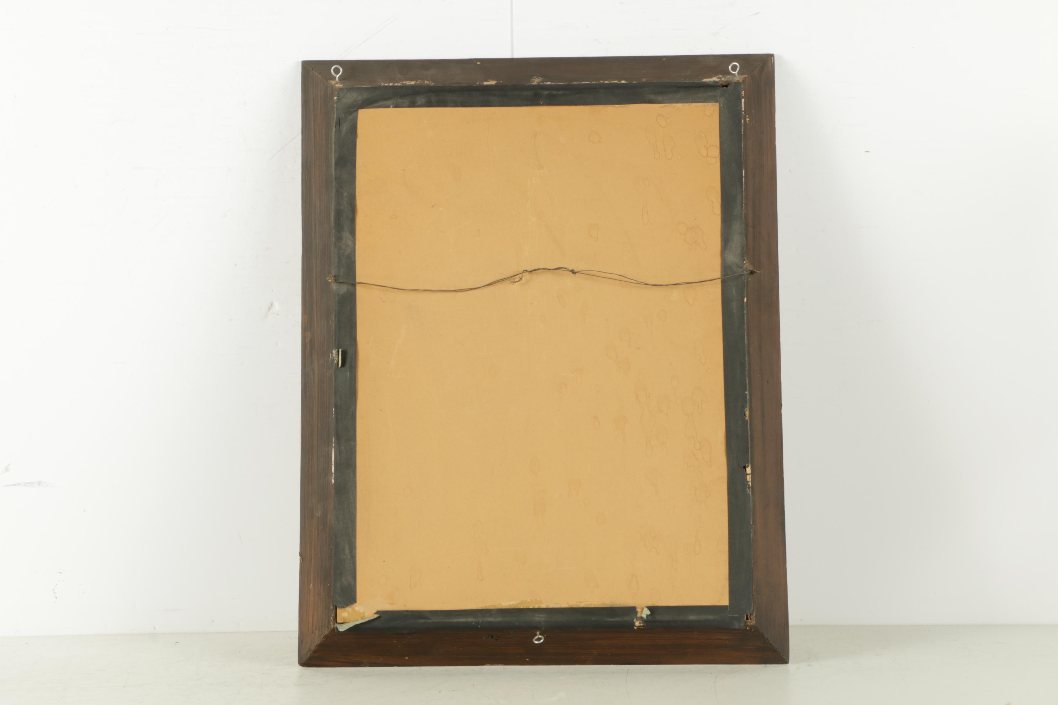 Half-Tone Print on Paper Portrait of Decorated Male Soldier