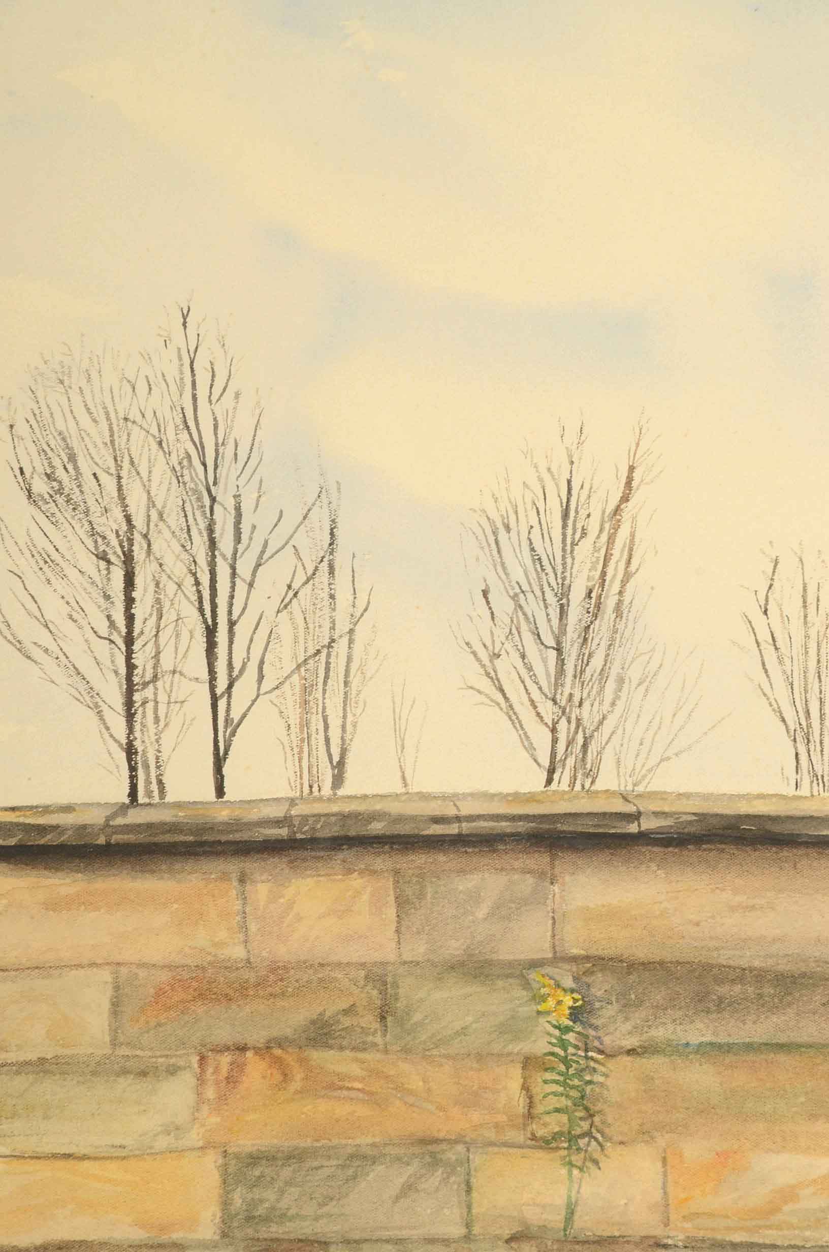 Two Original Watercolor Paintings on Paper