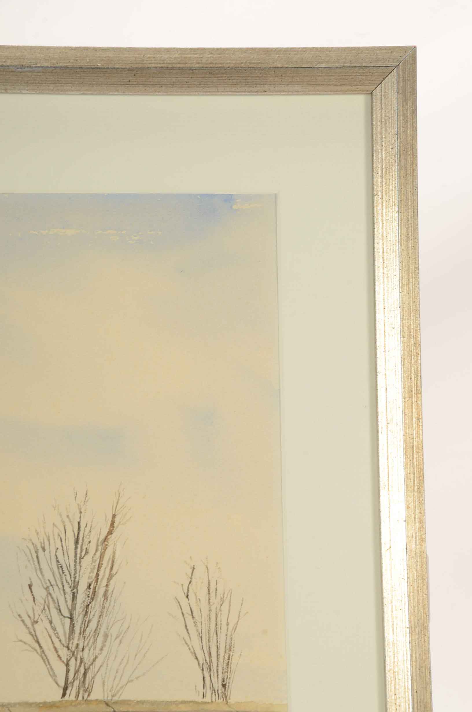 Two Original Watercolor Paintings on Paper