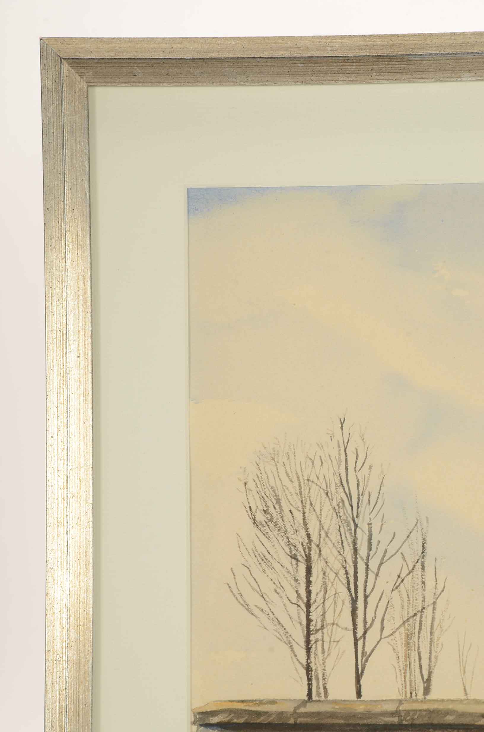 Two Original Watercolor Paintings on Paper