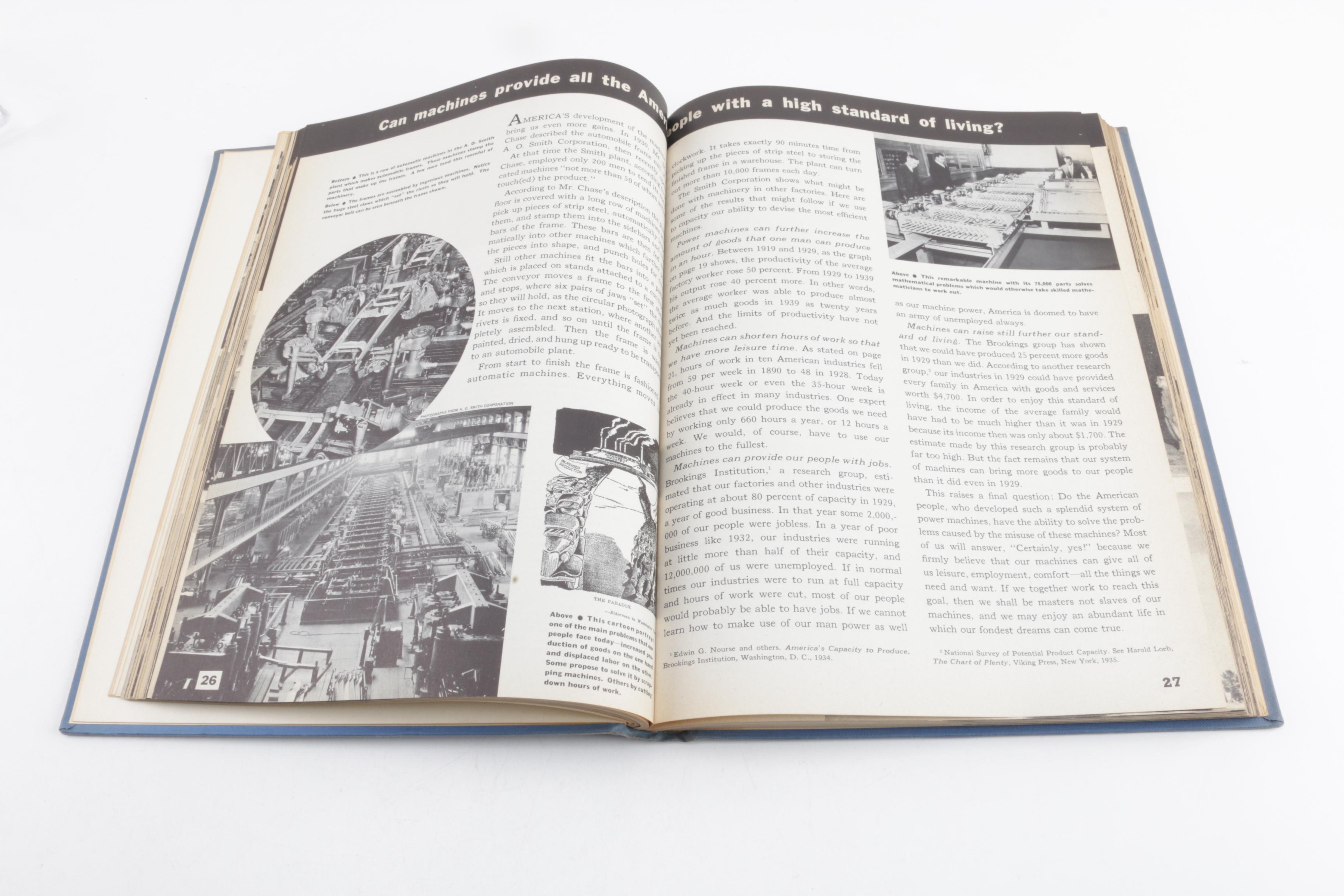 Circa 1945 "Building America" Volumes I-VII