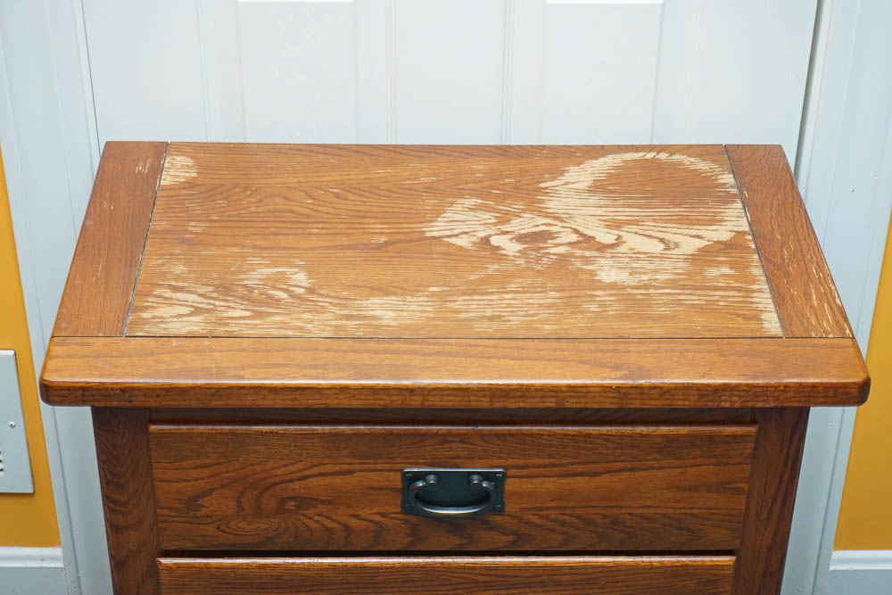 Mission Style Oak Nightstand