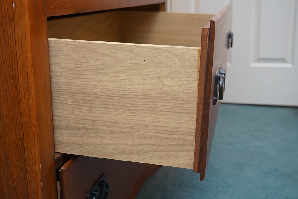 Mission Style Oak Wardrobe