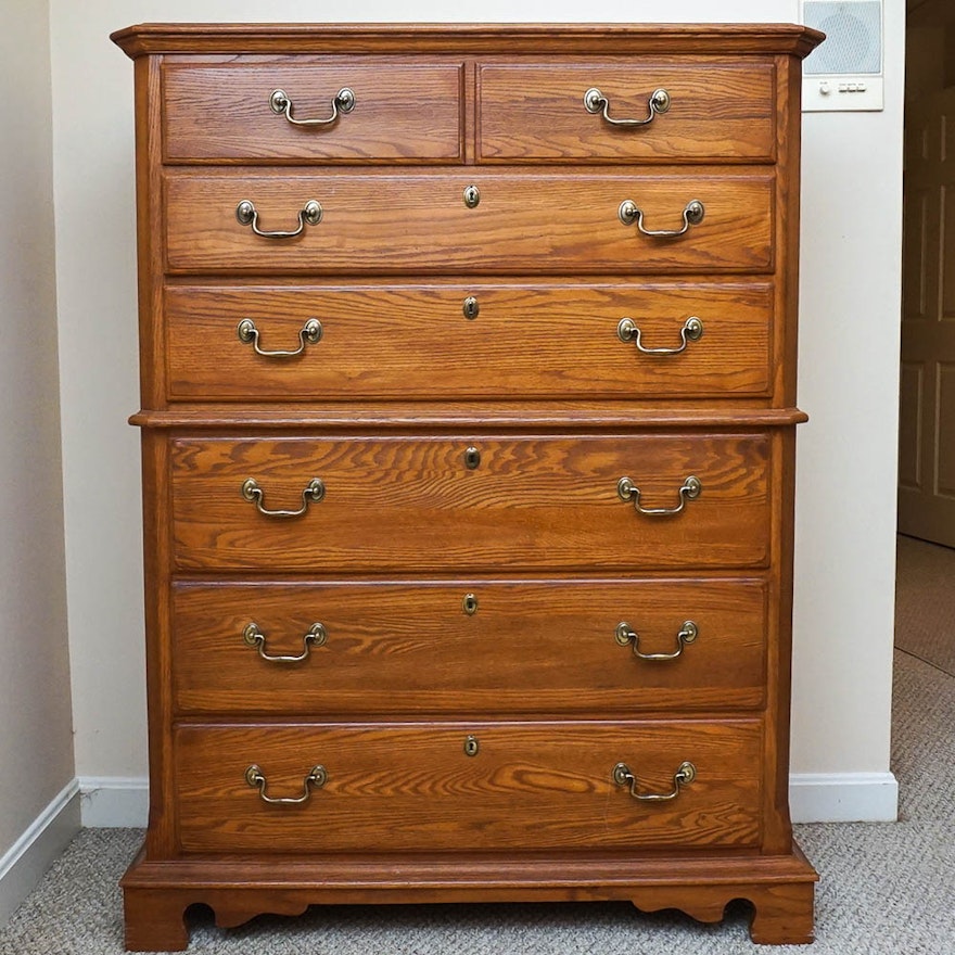 Oak Chest on Chest by Thomasville