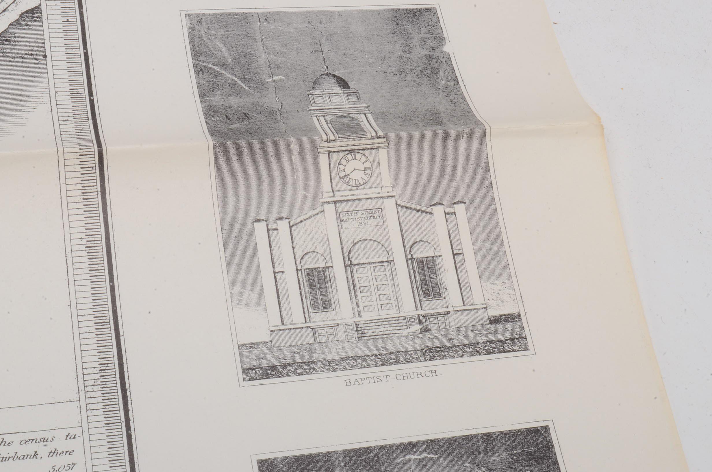 Vintage Pairing of Cincinnati Photo Books and Map