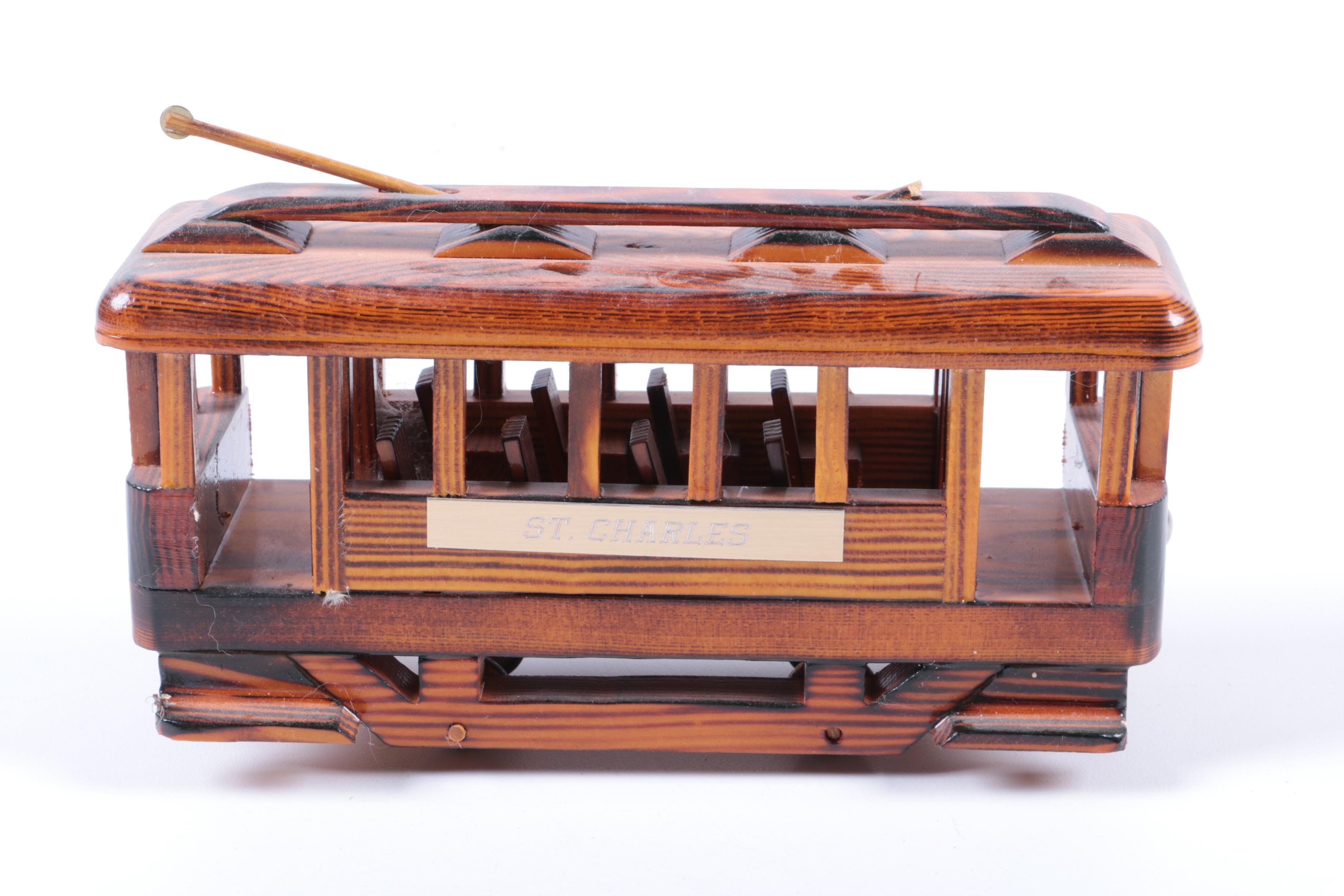 Vintage Trolley Car Decor