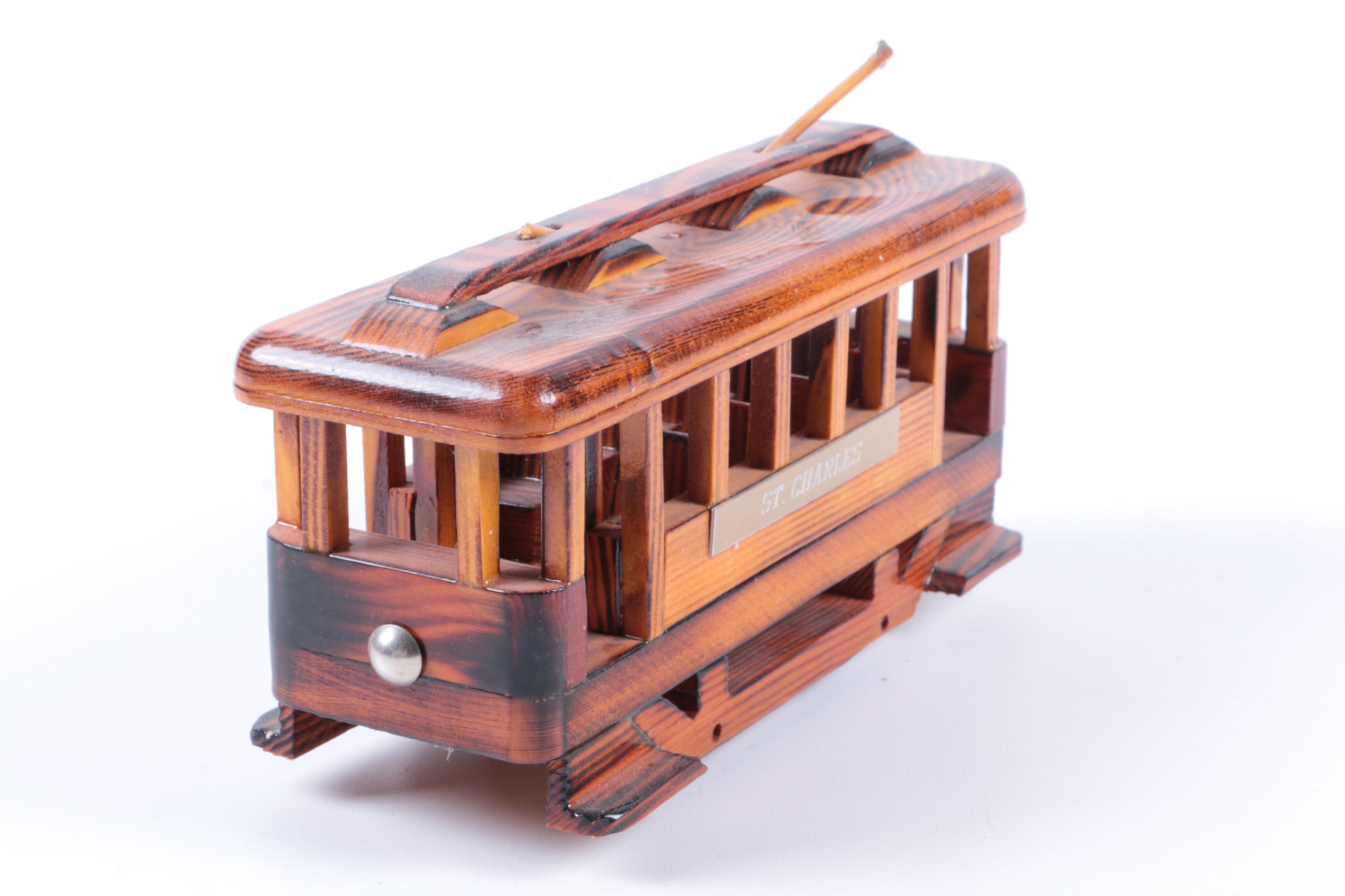 Vintage Trolley Car Decor