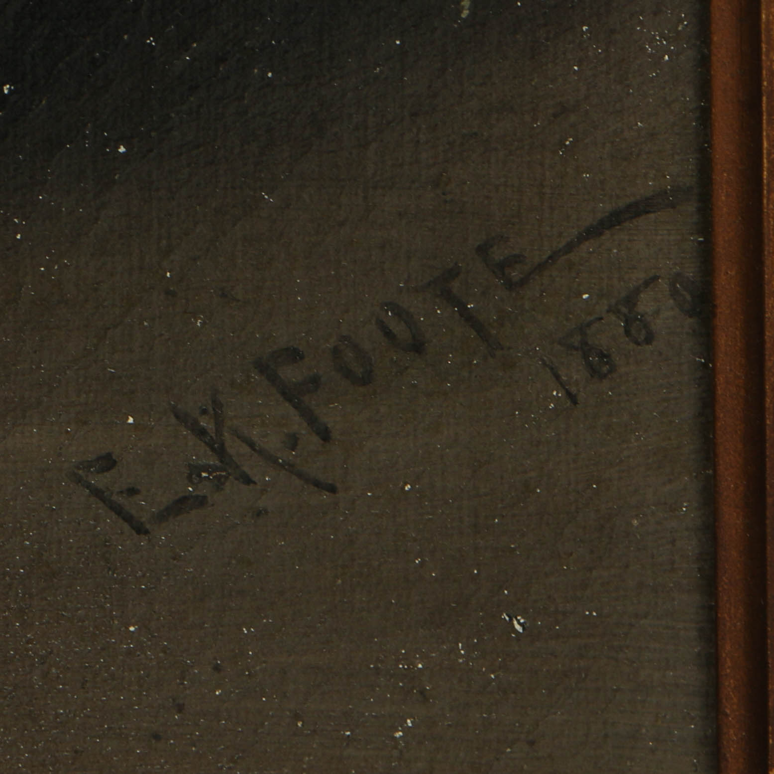 Monumental Edward K. Foote Oil on Canvas "Market Boy", with Cincinnati History