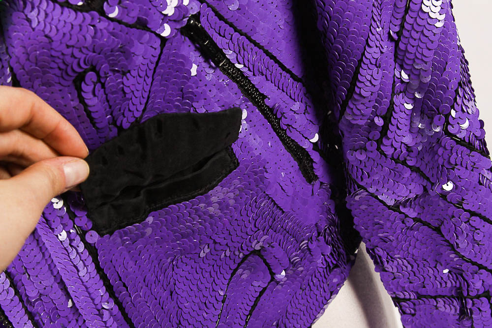 Women's Vintage Modi Silk and Sequin Jacket