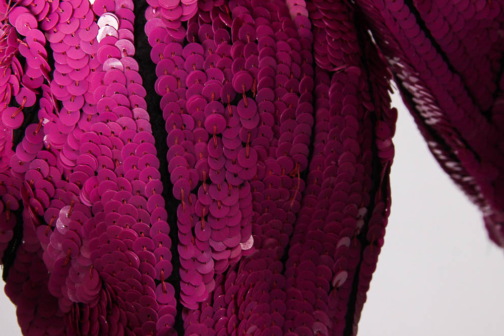 Women's Vintage Modi Silk and Sequin Jacket