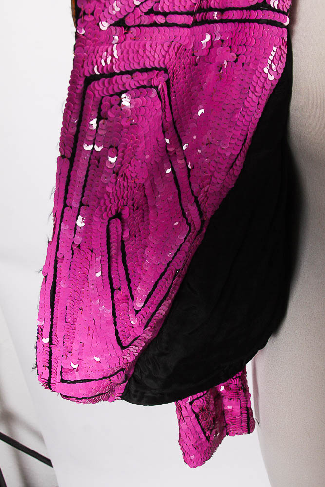 Women's Vintage Modi Silk and Sequin Jacket