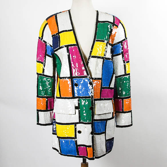 Women's Vintage Modi Sequined Evening Jacket