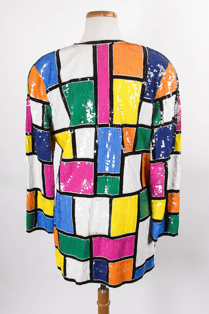 Women's Vintage Modi Sequined Evening Jacket