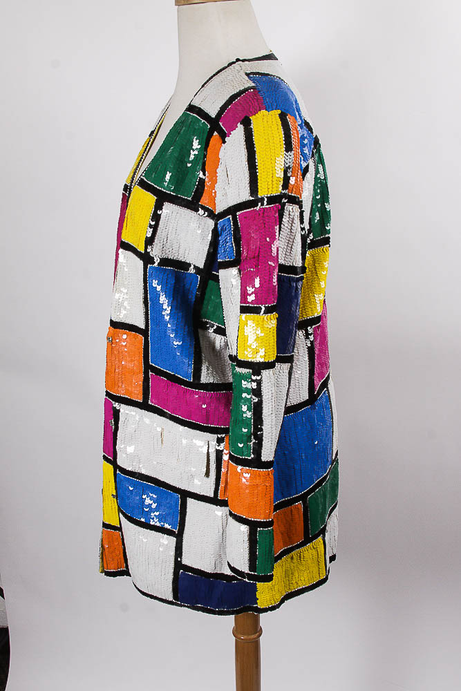 Women's Vintage Modi Sequined Evening Jacket