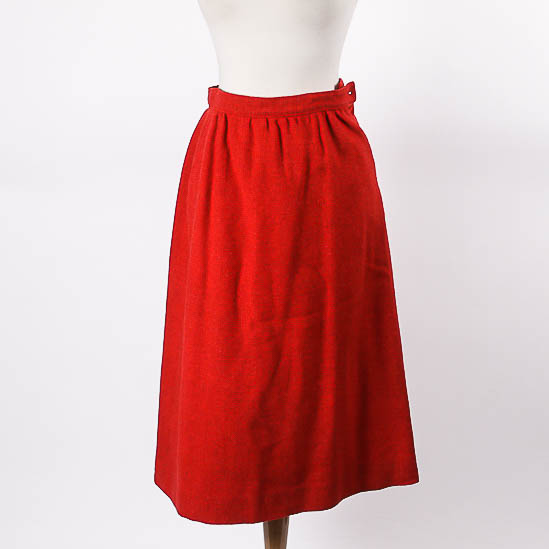 Vintage Red Pendleton Skirt
