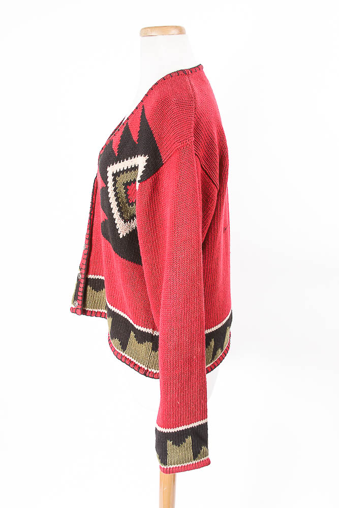 Women's Knit Patterned Cardigan Sweaters